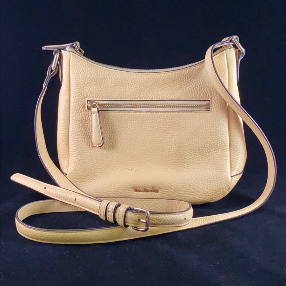 Vera Bradley Leather Butter Yellow Purse